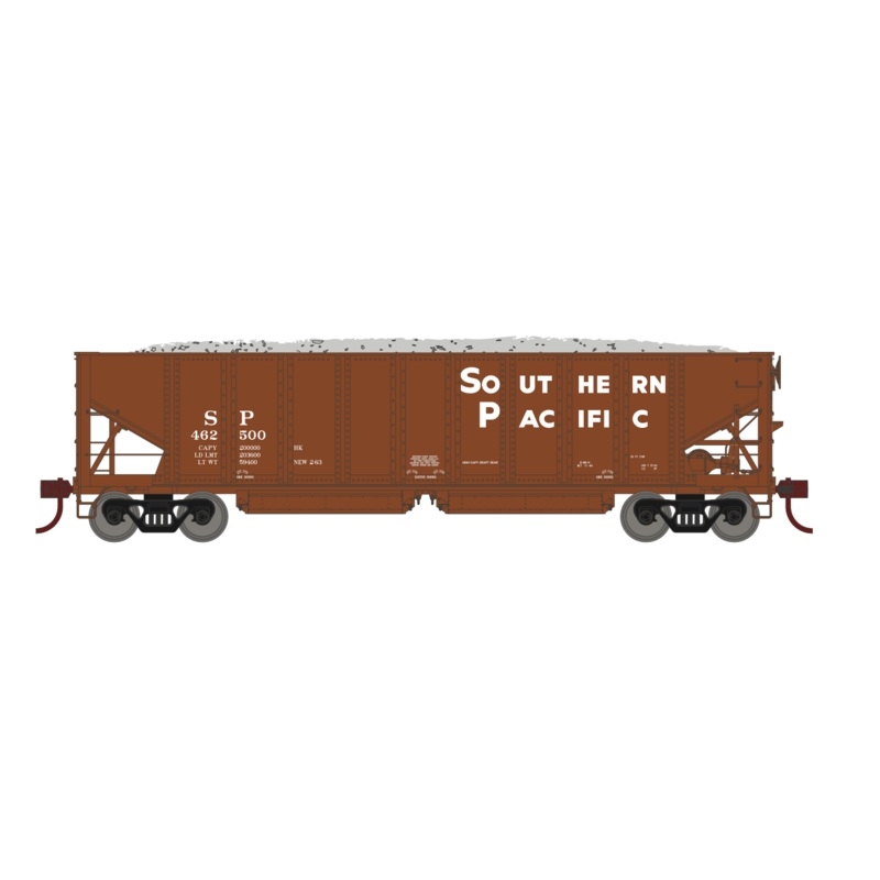 Athearn 7646 HO Scale 40' Ballast Hopper Southern Pacific SP 4 Pack #1
