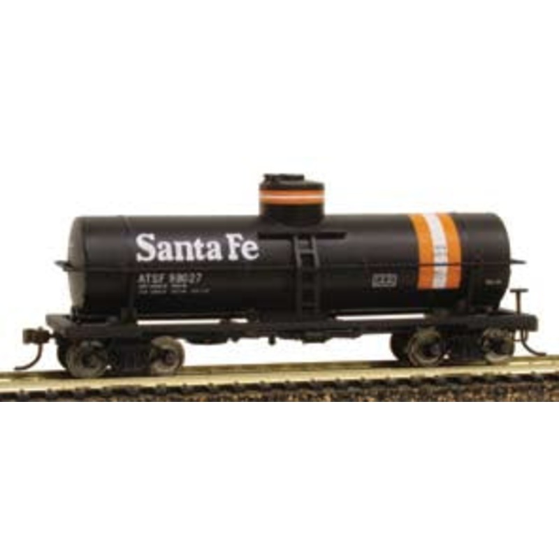 Model Power 2190 HO Scale 40' Metal Tank Santa Fe ATSF 98027 - NOS