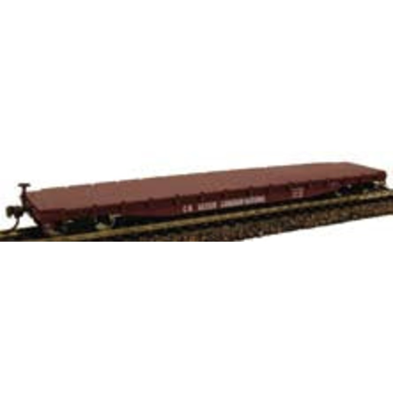Model Power 2248 HO Scale 50' Metal Flatcar Canadian National CN 663539 - NOS