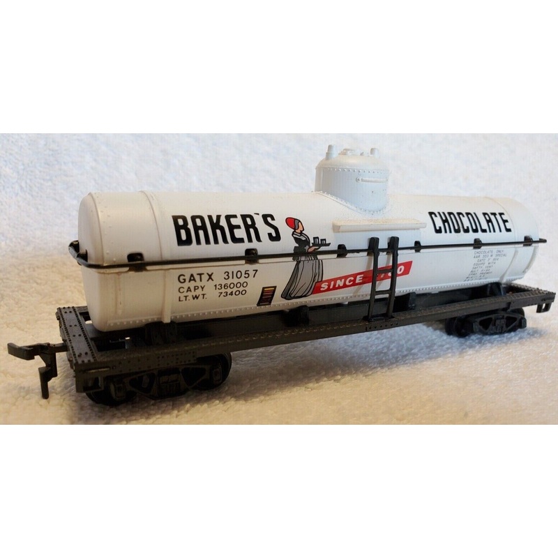Model Power 8107 HO Scale Chemical Tank Car Baker's Chocolate GATX 31057 - NOS