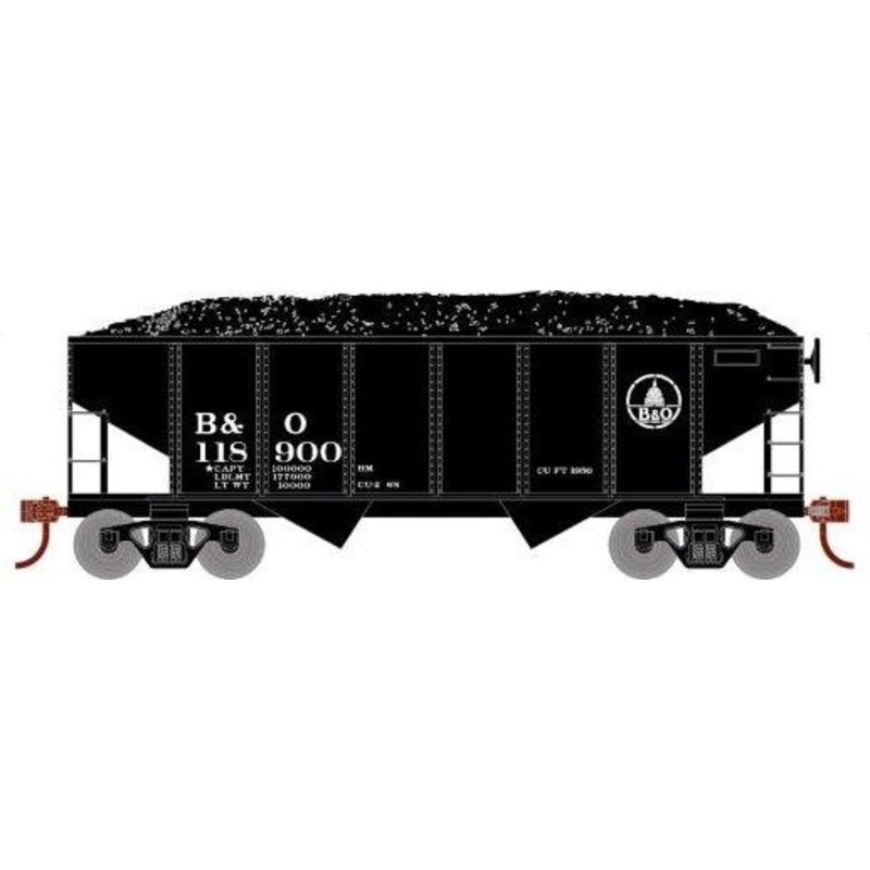 Roundhouse 1022 HO Scale 34' Ribbed Hopper Baltimore & Ohio B&O 118900