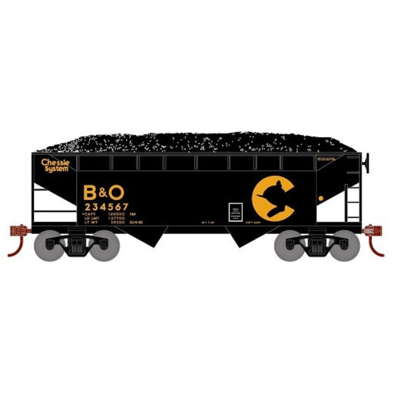 Roundhouse 1294 HO Scale 34' Offset Open Hopper Chessie System B&O 234567