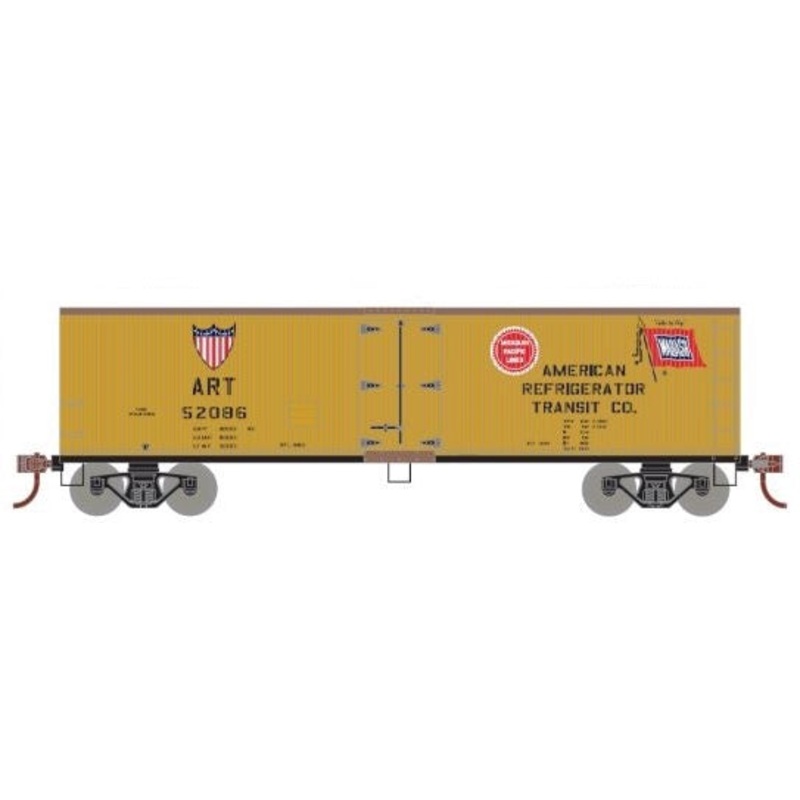 Roundhouse 85593 HO Scale 40' Wood Reefer ART / WAB / MP 52463 - NOS