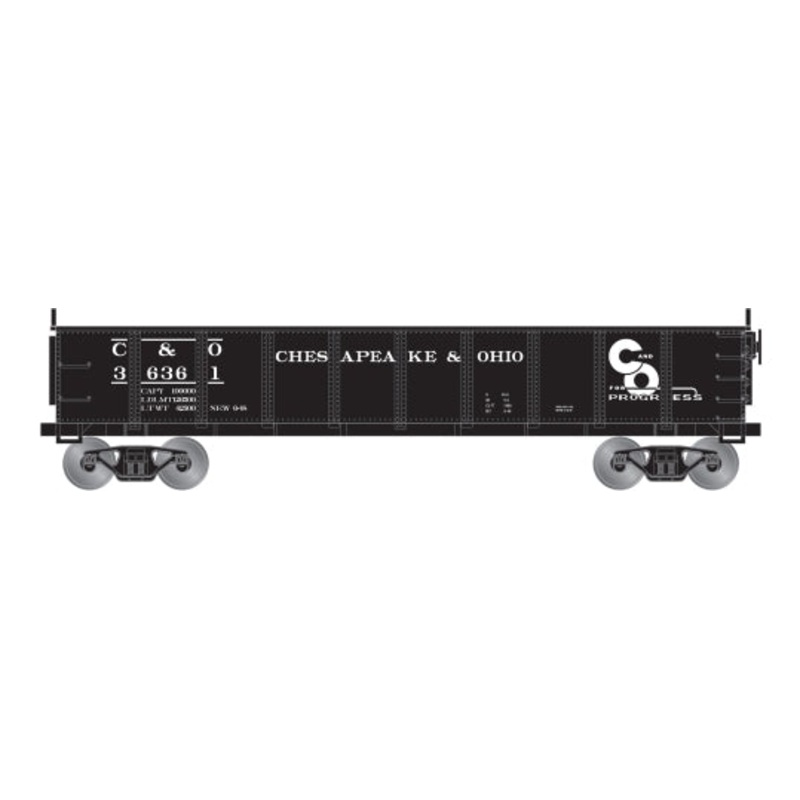 Roundhouse 87839 HO Scale 40' Gondola Chesapeake & Ohio C&O 36361 - NOS