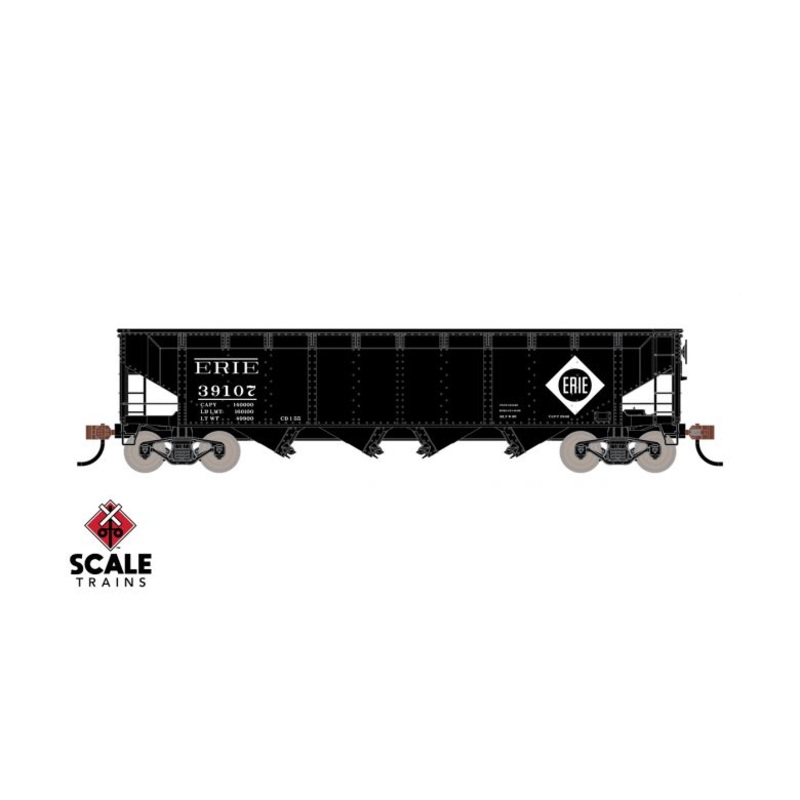 ScaleTrains Kit Classics 1211 70 Ton 4 Bay Open Hopper Erie 39872