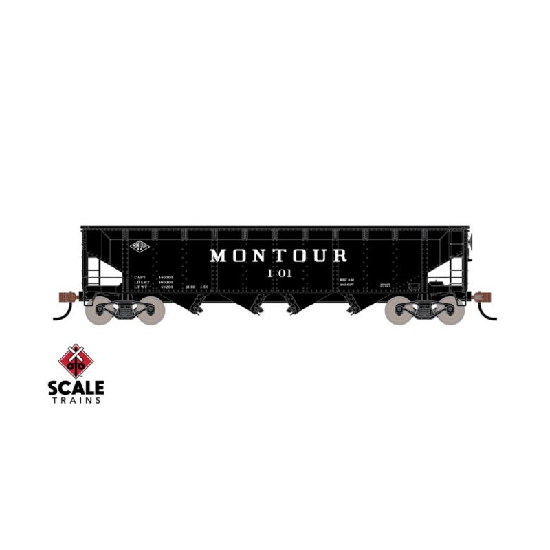 ScaleTrains Kit Classics 1220 70 Ton 4 Bay Open Hopper Montour 136