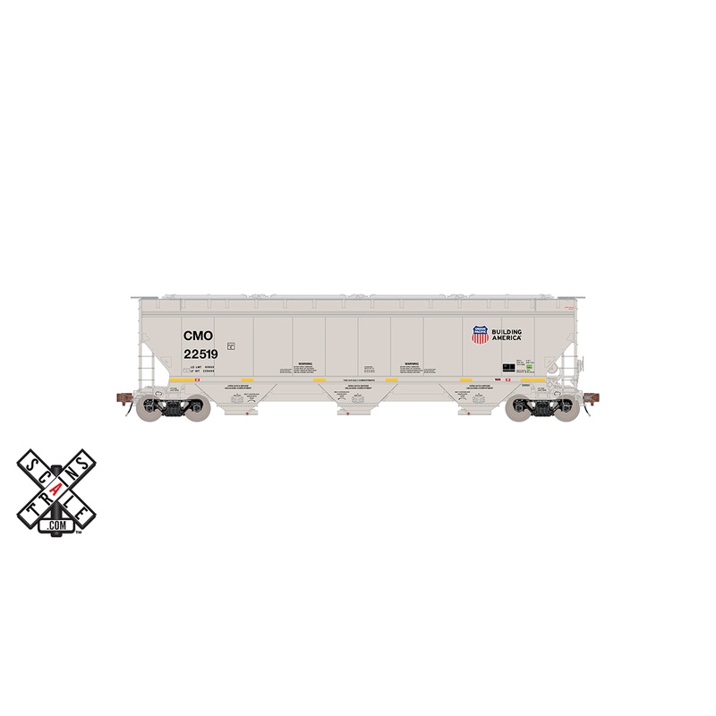 ScaleTrains Rivet 33304 HO Scale Gunderson 5188 Covered Hopper Union Pacific UP/CMO 22519