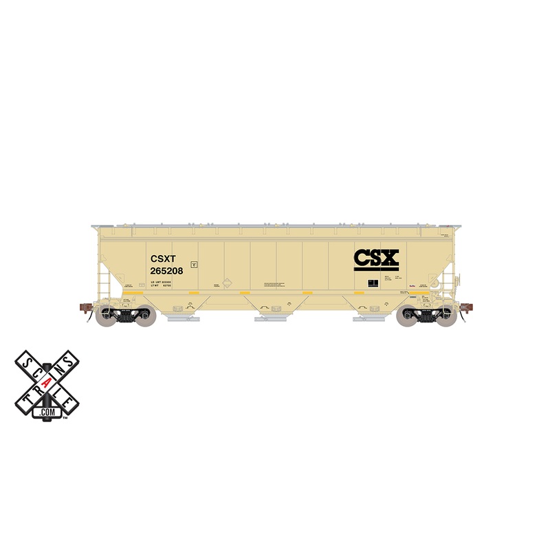 ScaleTrains Rivet 33310 HO Scale Gunderson 5188 Covered Hopper CSXT 265208