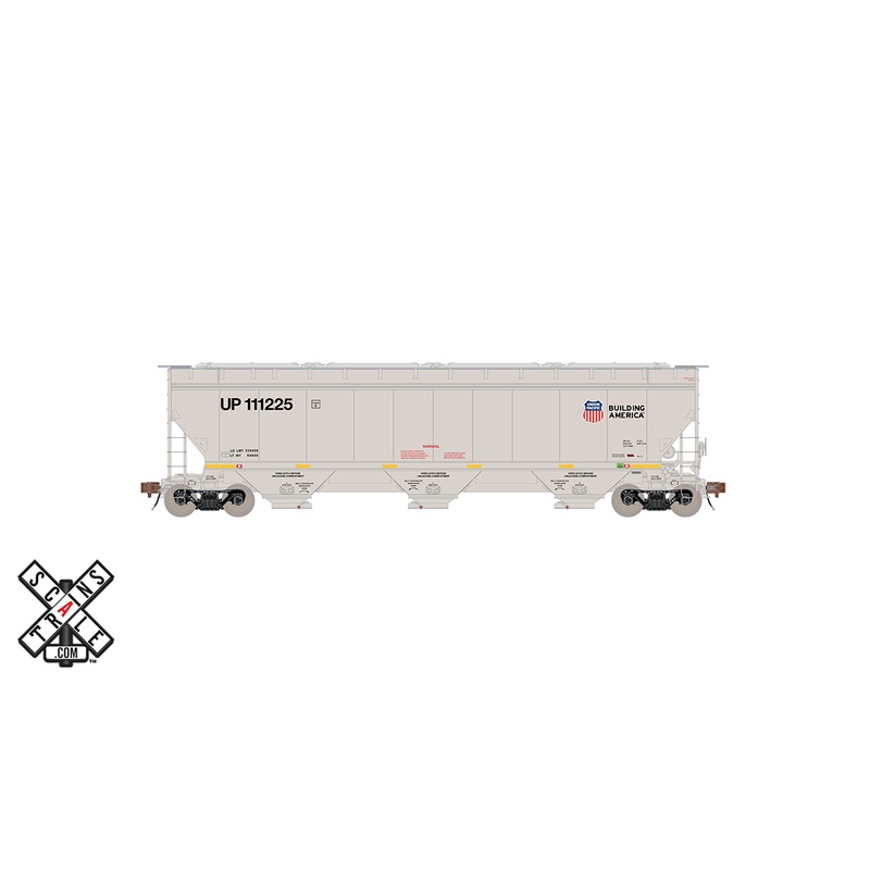 ScaleTrains Rivet 33344 HO Scale Gunderson 5188 Covered Hopper Union Pacific UP 111350