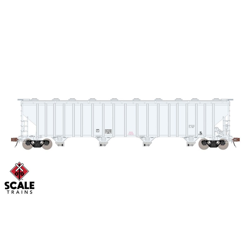 ScaleTrains Rivet Counter 33695 HO Scale PS-2 5820 Covered Hopper Clerestory Roof/Data Only