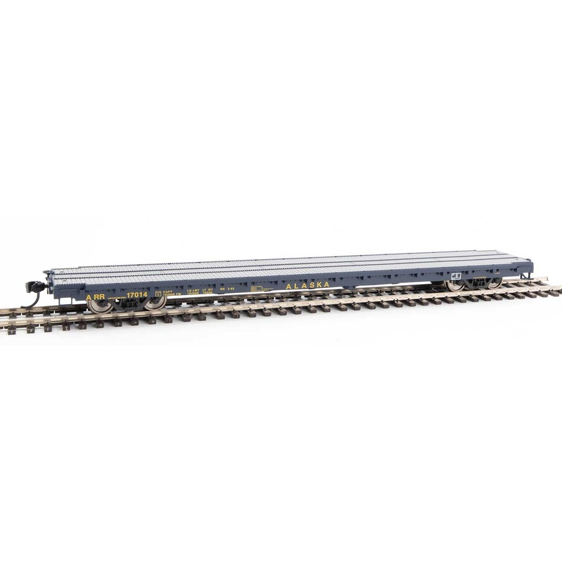 Walthers Mainline 910-5358 60' Pullman Flatcar Alaska ARR 17014