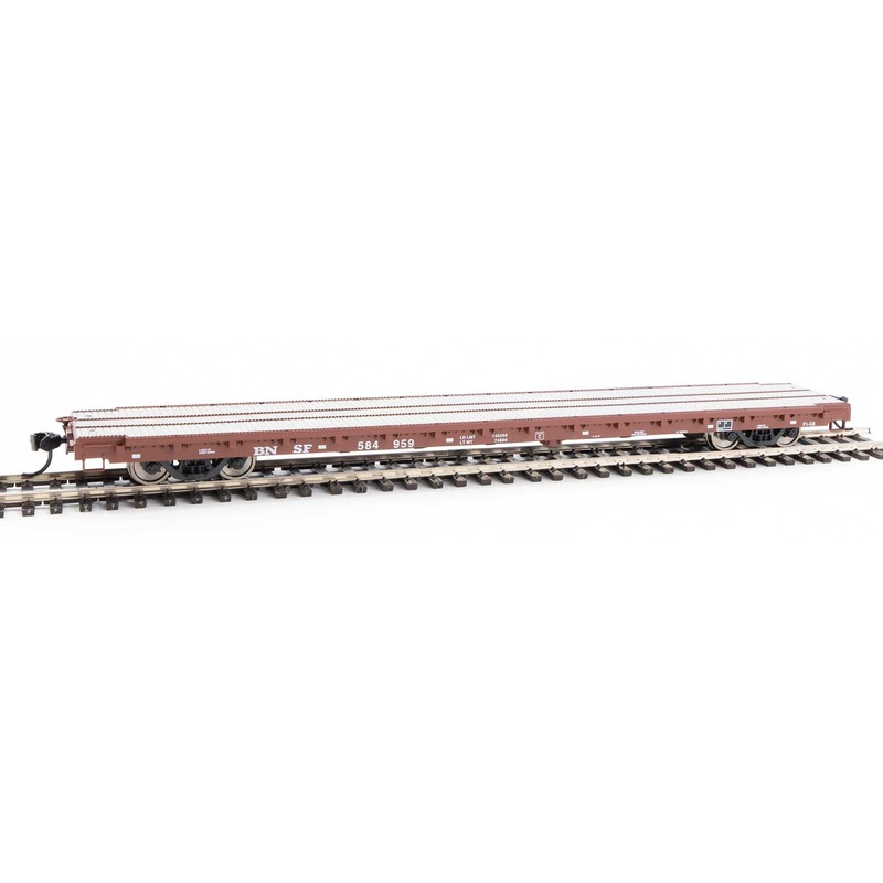 Walthers Mainline 910-5360 60' Pullman Flatcar BNSF Railway 584959