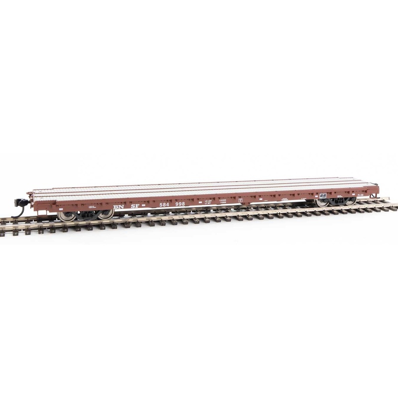 Walthers Mainline 910-5362 60' Pullman Flatcar BNSF Railway 584998