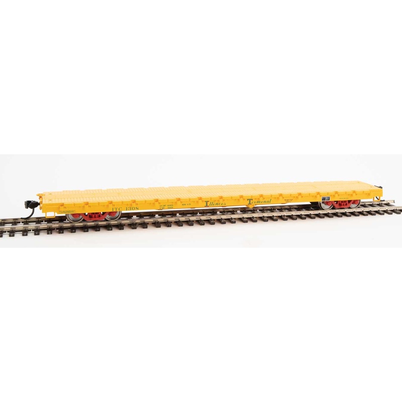 Walthers Mainline 910-5368 60' Pullman Flatcar Illinois Terminal IT 1308