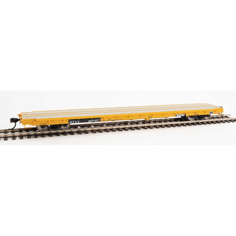 Walthers Mainline 910-5373 60' Pullman Flatcar "Farm Machinery" TTX OTTX 90167