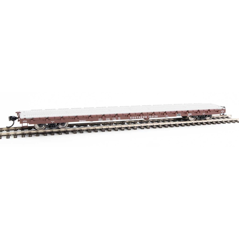 Walthers Mainline 910-5376 60' Pullman Flatcar Southern Railway 152136