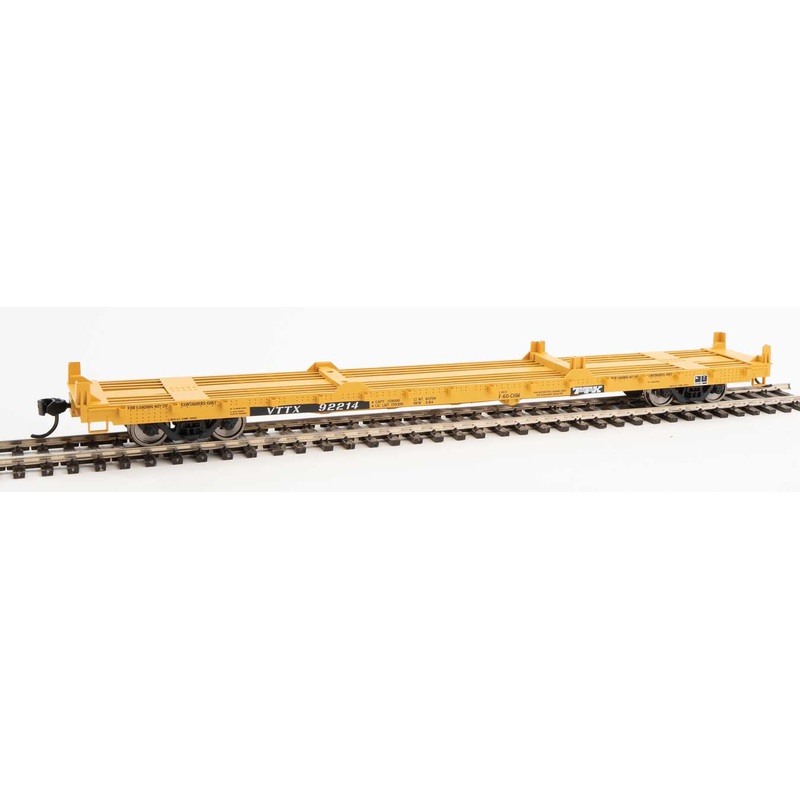 Walthers Mainline 910-5382 60' Pullman Flatcar "Container Service" TTX  VTTX 92214