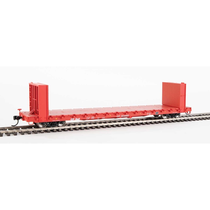 Walthers Mainline 910-5805 60' Pullman Bulkhead Flatcar Canadian Pacific CP 304660