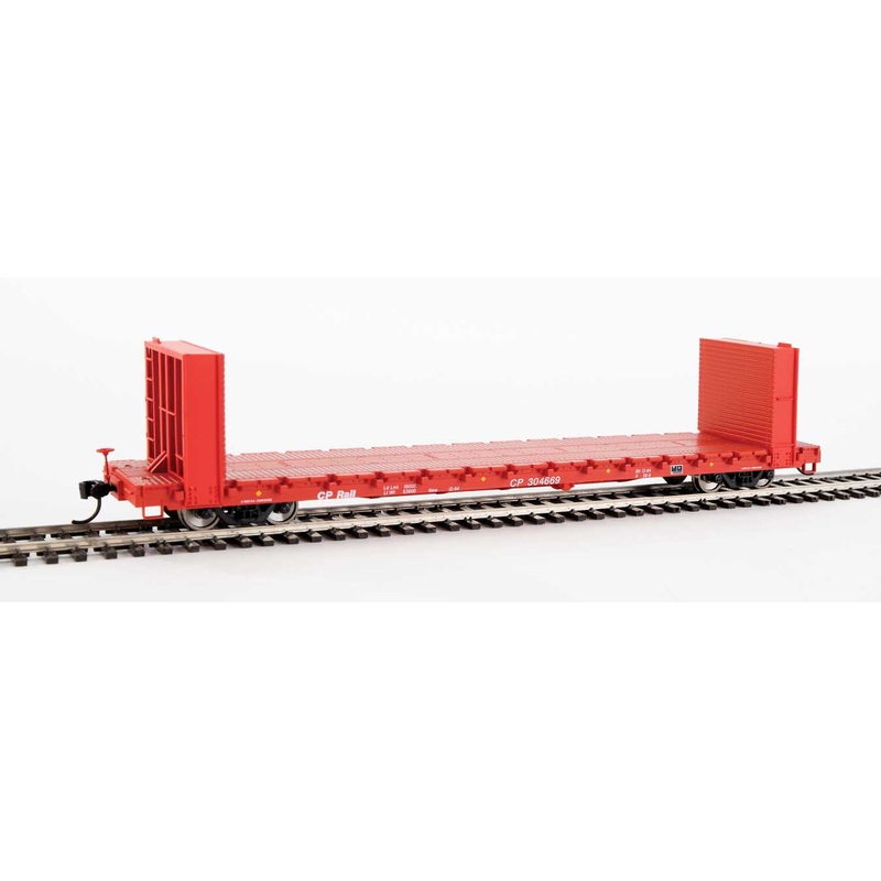 Walthers Mainline 910-5808 60' Pullman Bulkhead Flatcar Canadian Pacific CP 304669