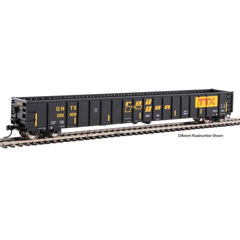 Walthers MainLine 910-6421 68' Gondola Railgon GNTX 290072