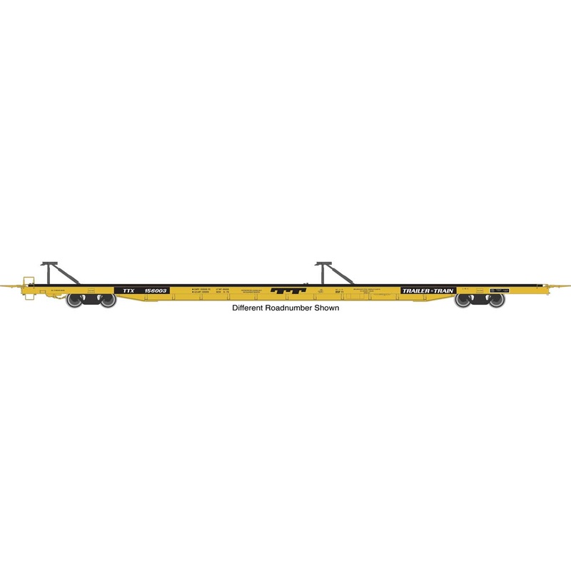 Walthers Proto 920-104226 HO Scale Bethlehem Flush-Deck Flatcar Trailer Train TTX 158388