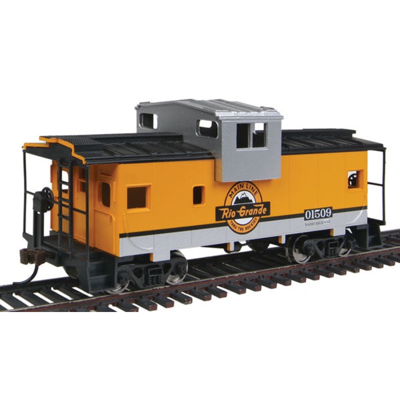 Walthers Trainline 931-1529 HO Scale Wide Vision Caboose Rio Grande D&RGW 01509