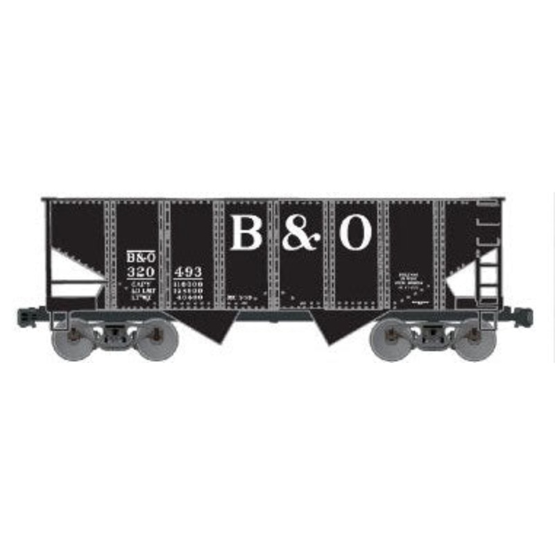 Accurail 25332 HO Scale USRA 55 Ton 2 Bay Open Hopper Kit Baltimore & Ohio B&O - NOS
