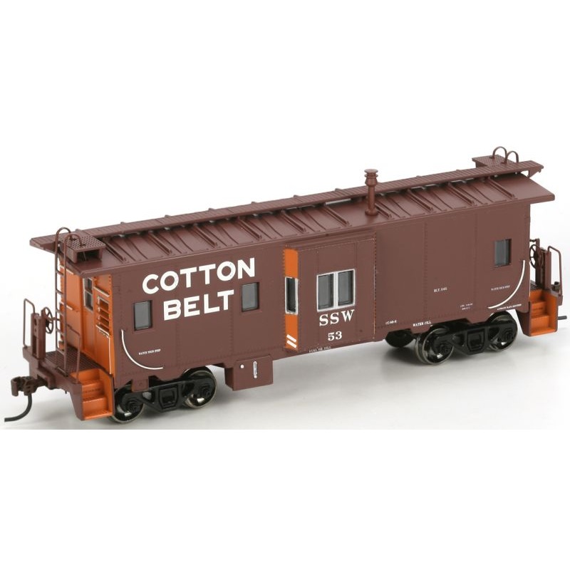Athearn 74734 HO Scale Bay Window Caboose Cotton Belt SSW 53 - NOS