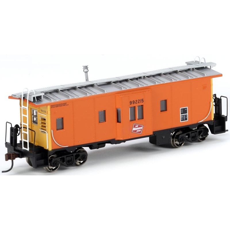 Athearn 74738 HO Scale Bay Window Caboose Milwaukee Road MILW 992215 - NOS