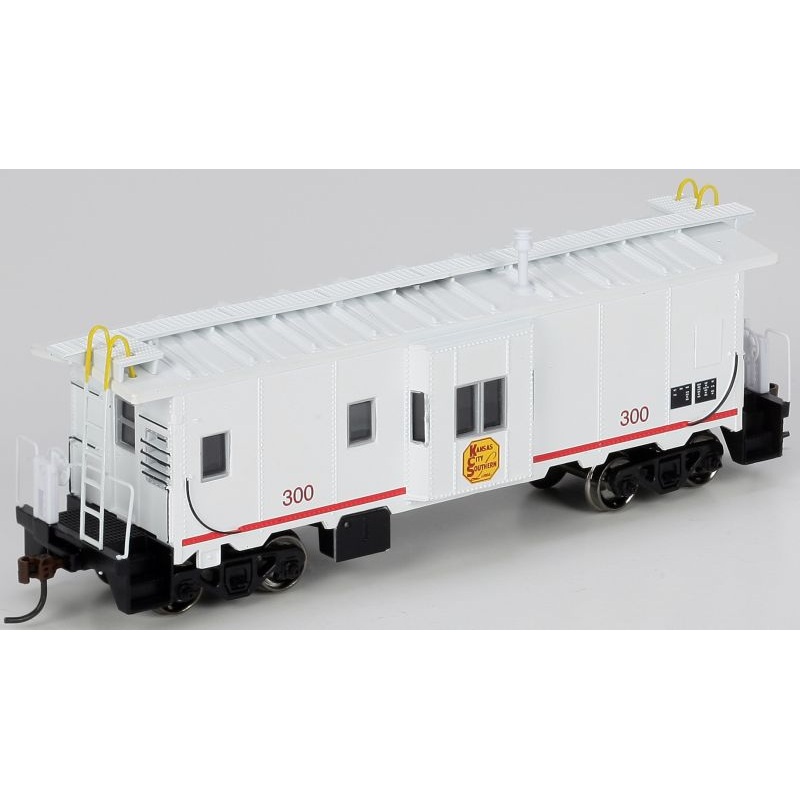 Athearn 74765 HO Scale Bay Window Caboose Kansas City Southern KCS 301 - NOS