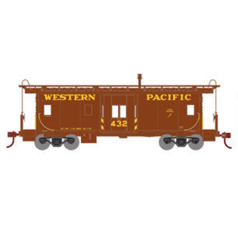 Athearn 74794 HO Scale Bay Window Caboose Western Pacific WP 432 - NOS