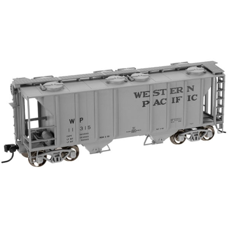 Atlas Trainman 11276 HO Scale PS-2 2 Bay Covered Hopper Western Pacific WP 11315 - NOS