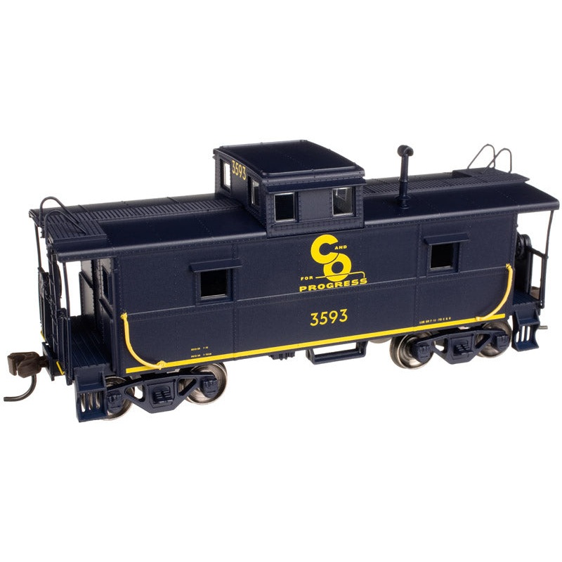 Atlas Trainman 20002411 HO Scale Center Cupola Steel Caboose Chesapeake & Ohio C&O 3581 - NOS