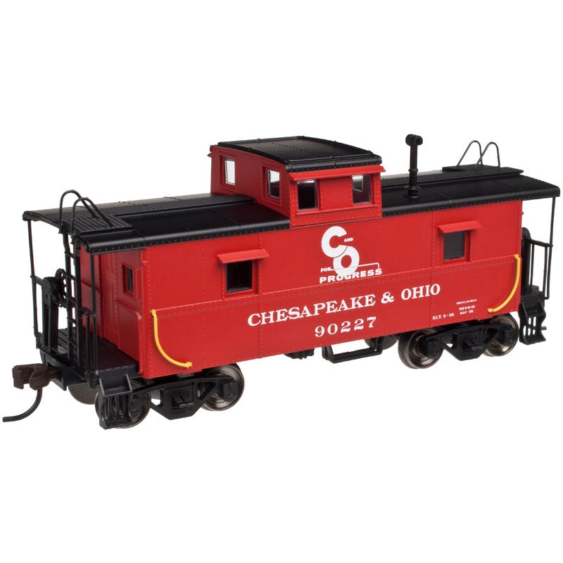Atlas Trainman 20003012 HO Scale Center Cupola Steel Caboose C&O 90251 - NOS