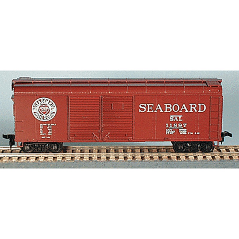 Bowser 55345 HO Scale 40' X31 Round Roof Boxcar Kit Seaboard Air Line SAL #'s Vary - NOS