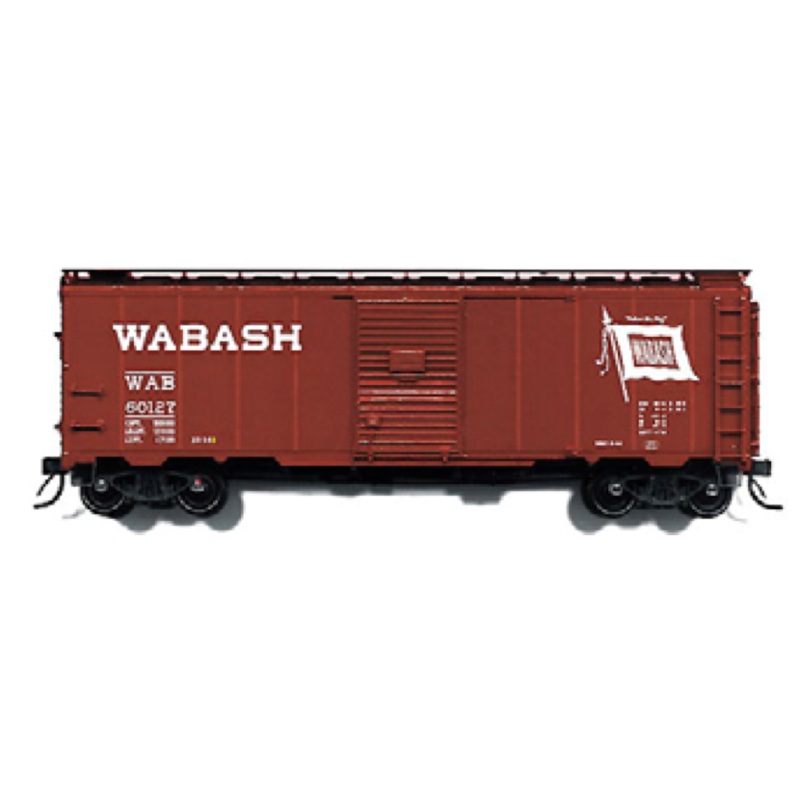 Branchline Trains 8043 HO Scale 40' AAR Boxcar Kit Wabash WAB 60128 - NOS