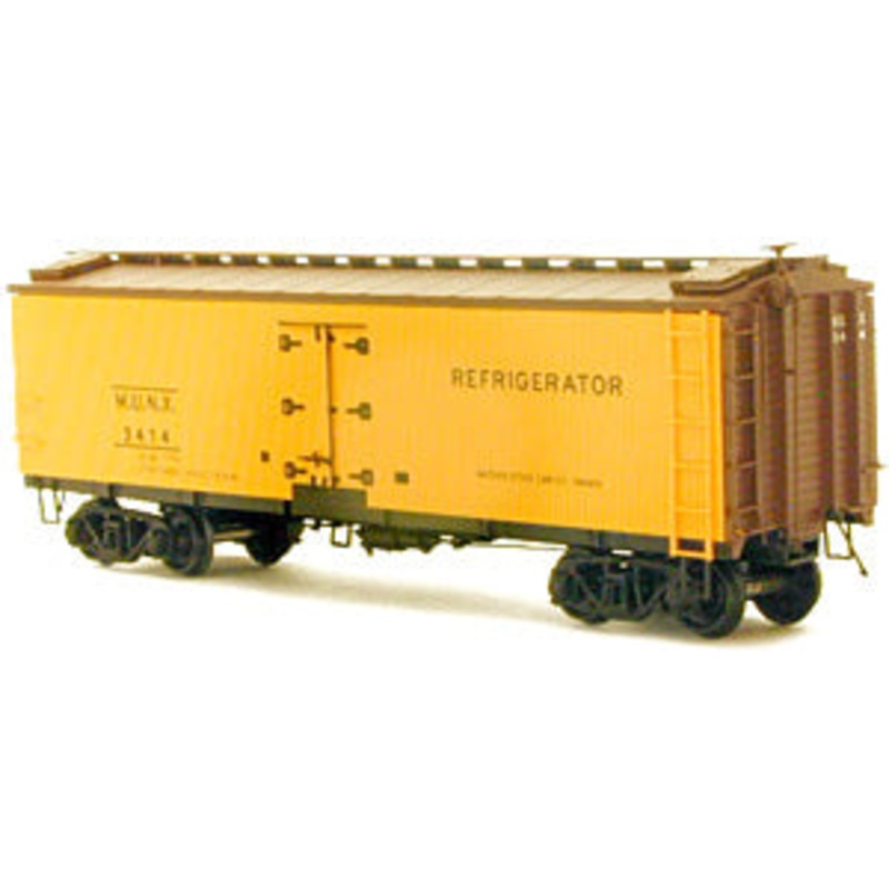 Red Caboose 1002-9 HO Scale 40' Mather Meat Reefer Kit MUNX 3406 - NOS