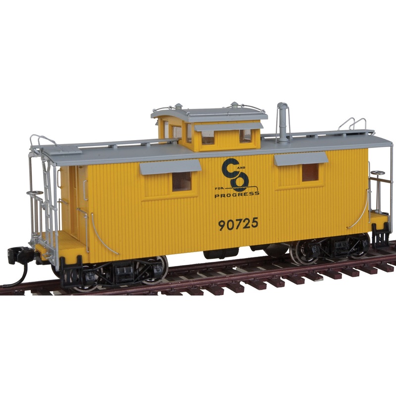Walthers 920-103158 HO Scale 25' C&O Wood Caboose Chesapeake & Ohio 90725