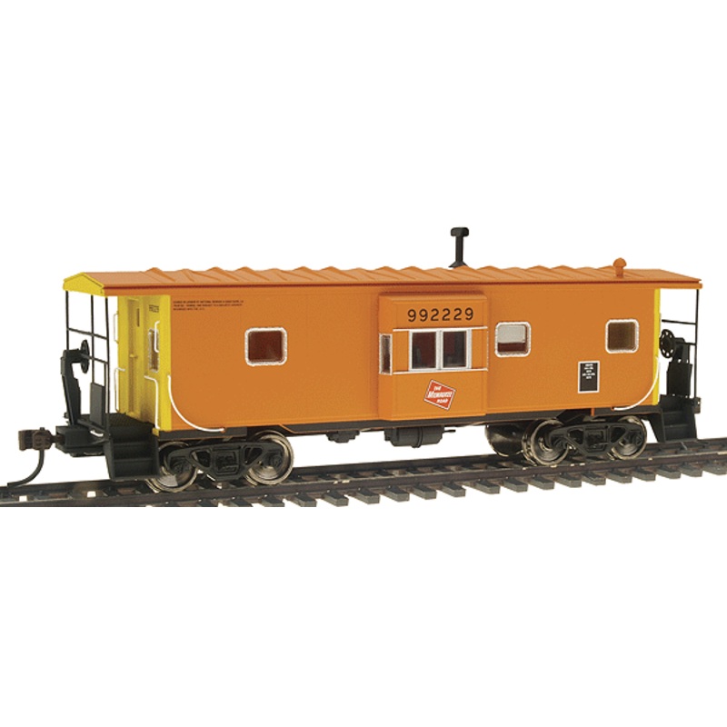 Walthers 932-7632 HO Scale International Bay Window Caboose Milwaukee Road MILW 992229 - NOS