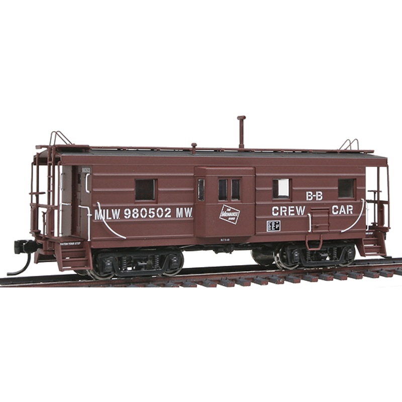 Walthers 932-7677 HO Scale International Bay Window Caboose MILW 980502  - NOS
