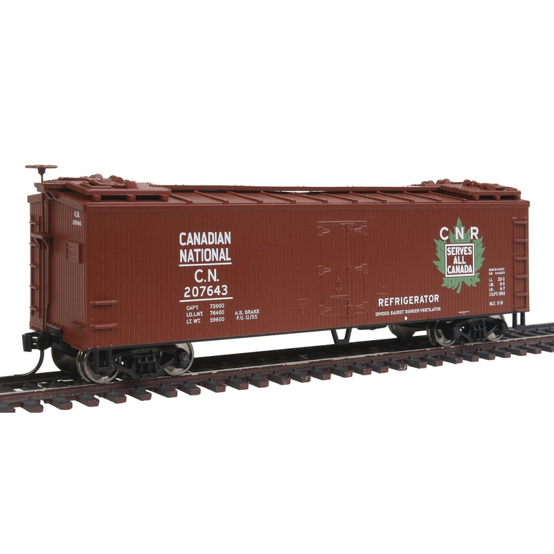 Walthers Mainline 910-3652 HO Scale 40' Double Sheathed Reefer Canadian Pacific CP 207643 - NOS