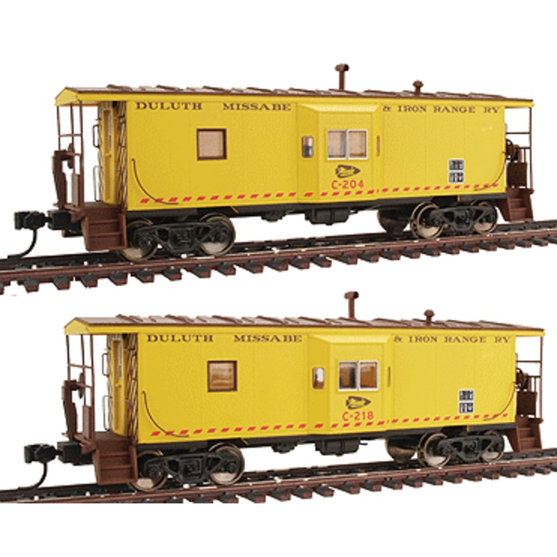 Walthers Platinum Line 932-240453 HO Scale Bay International Bay Window Caboose 2 Pack DM&IR - NOS