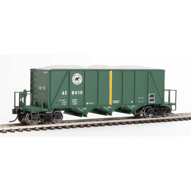 Walthers Proto 920-106013 HO Scale 40' Ortner 100 Ton Aggregate Hopper Algoma Central AC 8410