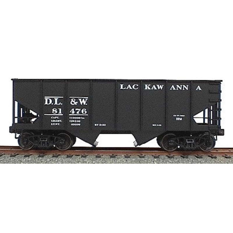 Accurail 25031 HO Scale USRA 55 Ton 2 Bay Open Hopper Kit Lackawanna DL&W - NOS