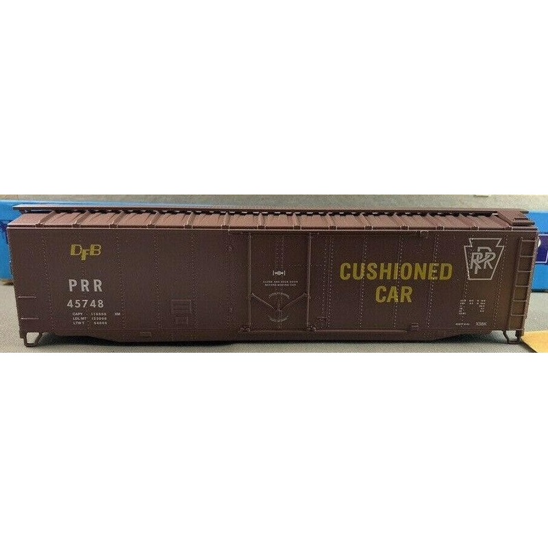 Athearn 1334 HO Scale 50' Plug Door Boxcar (Blue Box Kit) PRR 45748 - NOS