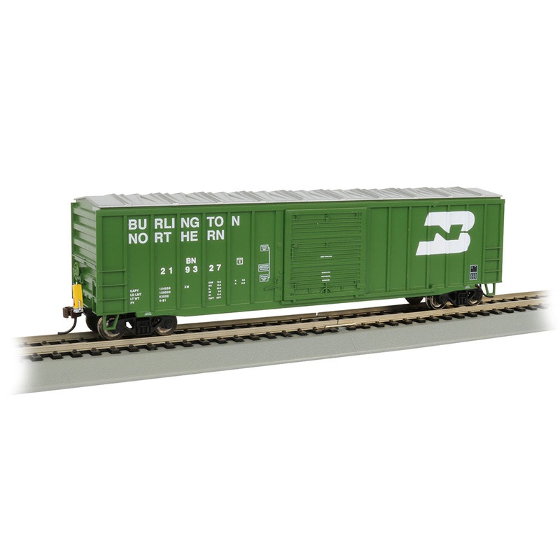 Bachmann 14902 HO Scale 50' Boxcar with EOT Burlington Northern BN 219327