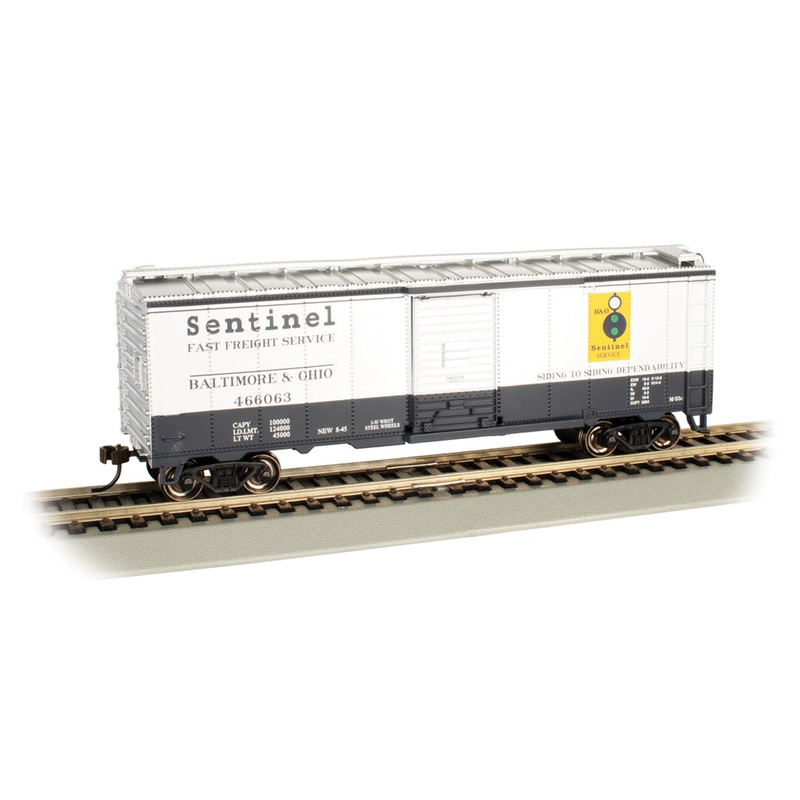 Bachmann 16005 HO Scale 40' Boxcar Baltimore & Ohio "Sentinel"  B&O 466063