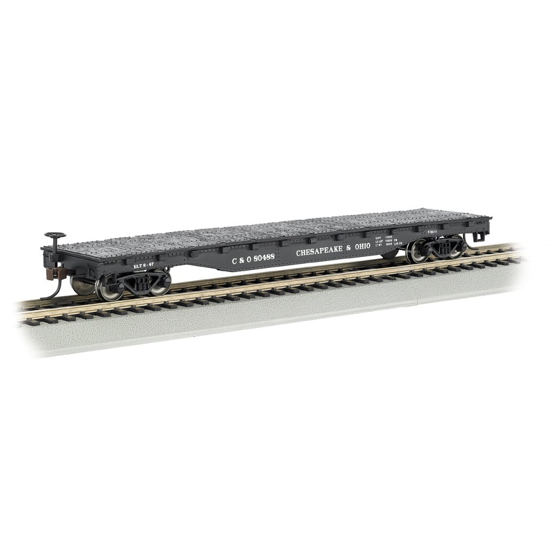 Bachmann 17322 HO Scale 52' Flatcar Chesapeake & Ohio C&O 80488
