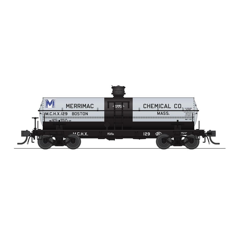 BLI 7660 HO Scale 6000 Gallon Tank Car Merrimac/Brown Co 1940s Variety 2 Pack 1
