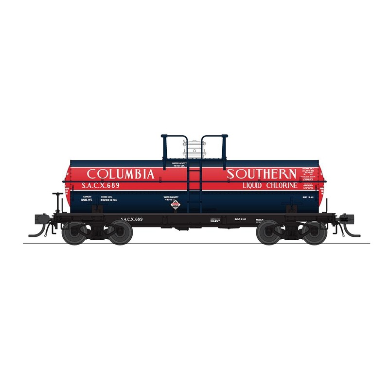 BLI 7667 HO Scale 6000 Gallon Tank Car Columbia/Hooker Late 1950s Variety 2 Pack B